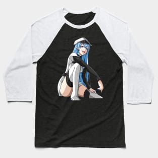 Akame Ga Kill Esdeath Fighting Position Baseball T-Shirt